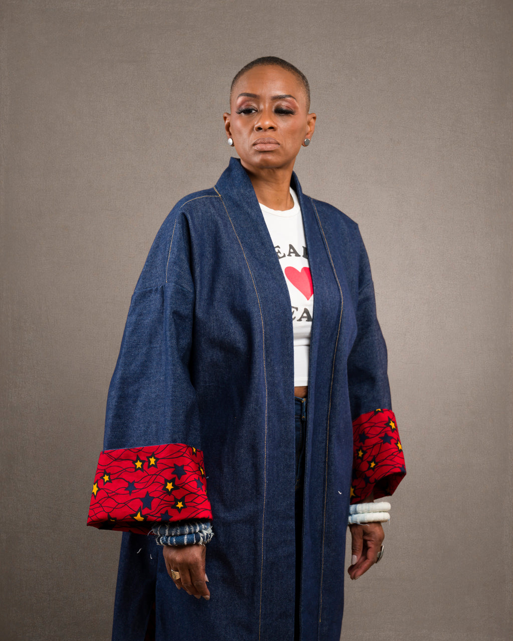Denim Kimono Duster (One Size)