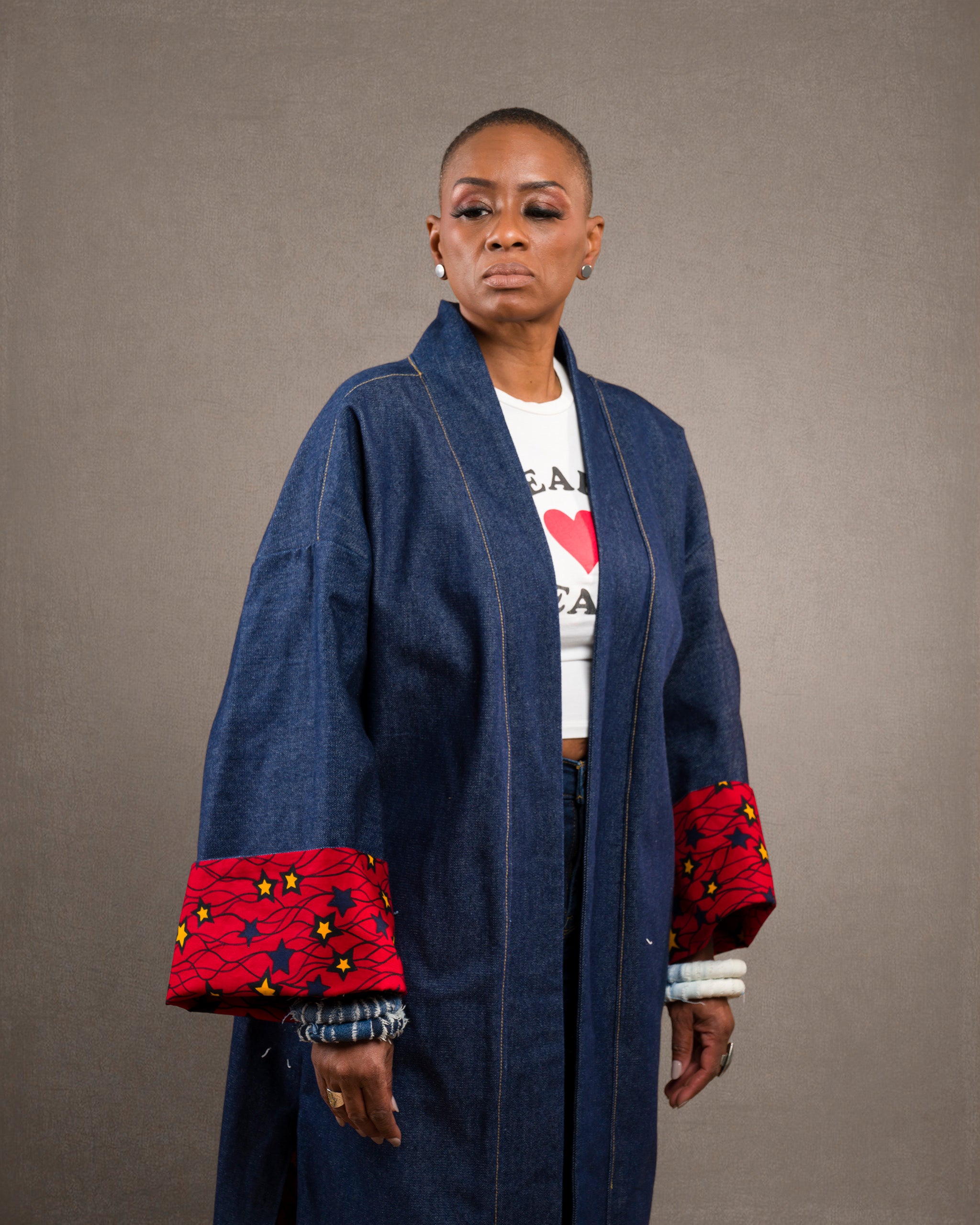Denim Kimono Duster (One Size)