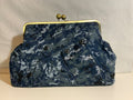 Authentic Blue Camo Lock Kiss Clutch - XL    AVAILABLE